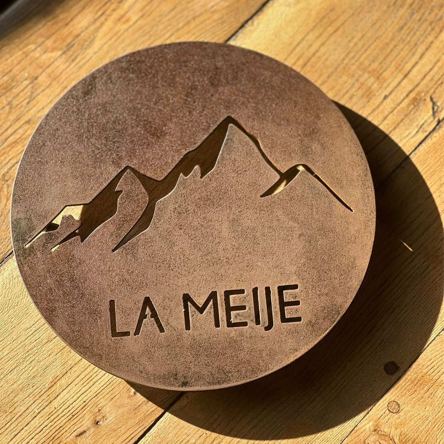 La Meije - Dessous de plat métal - Collection les Cimes.