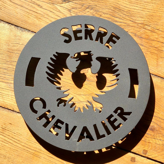 Aigle de Serre Chevalier – Modèle avec lettrage Dessous de plat · Collection Les Essentiels