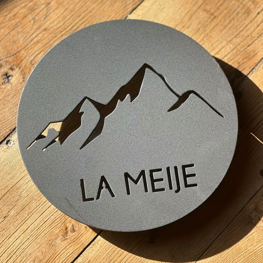 La Meije - Dessous de plat métal - Collection les Cimes.