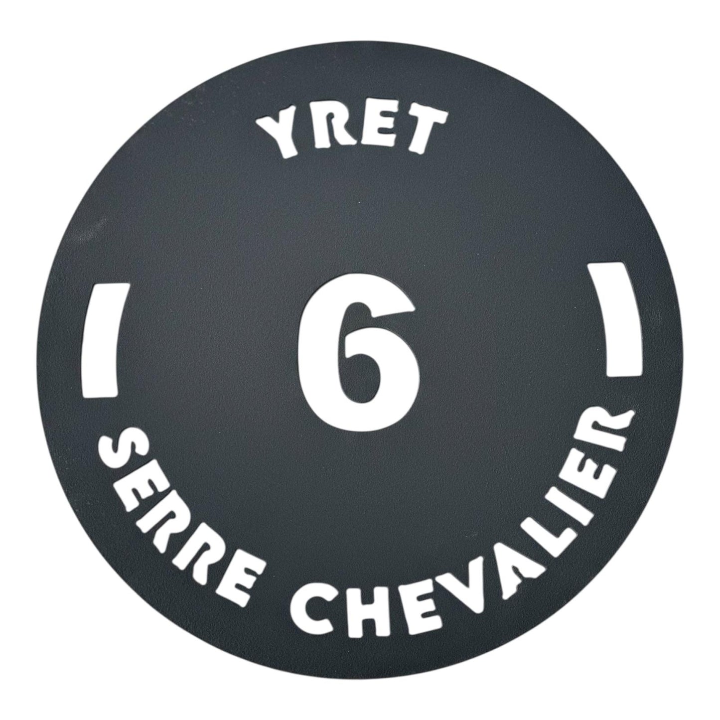 Dessous de plat  YRET Collection "Pistes Iconiques"  Station de ski Serre Chevalier 